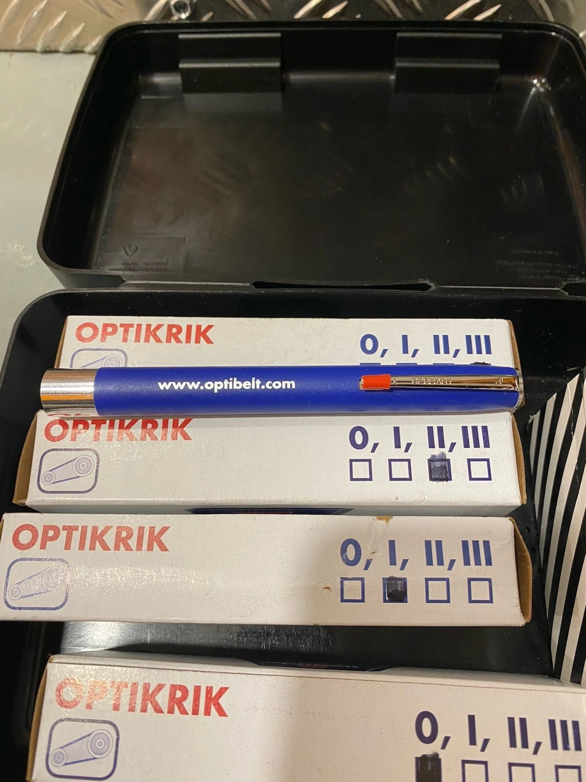Optibelt Service Box 178-0771 Laser Align - Appears New May Be Used Missing Pen 7