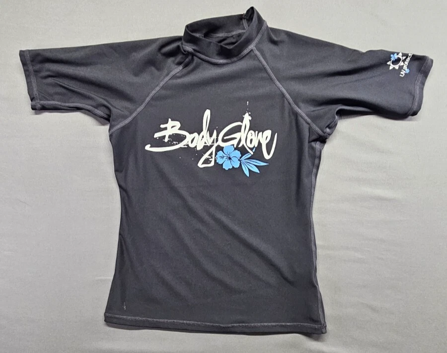 BODY GLOVE JUVENIL UV NATACIÓN Camisa Gráfica Talla Pequeña Negra Foto 2 de 4