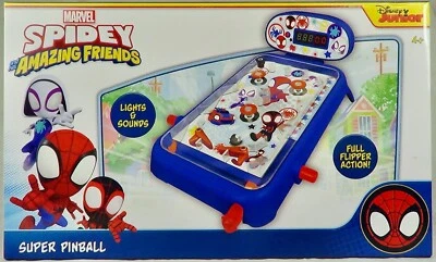 SAMBRO MARVEL SPIDEY SUPER PINBALL lights & Sounds Children's Toy Gift Christmas