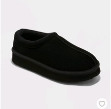 Women's Amira Suede Clog Slippers - Stars Above Black 12