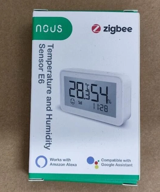 NOUS Capteur de température et d'humidité ZigBee Sensor E6 neuf