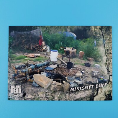 2018 Topps AMC The Walking Dead Road to Alexandria #8 Makeshift Camp