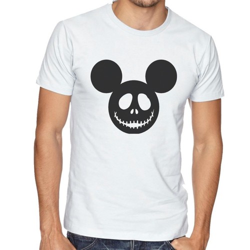 Mickey Mouse Skeleton Face T-Shirt 