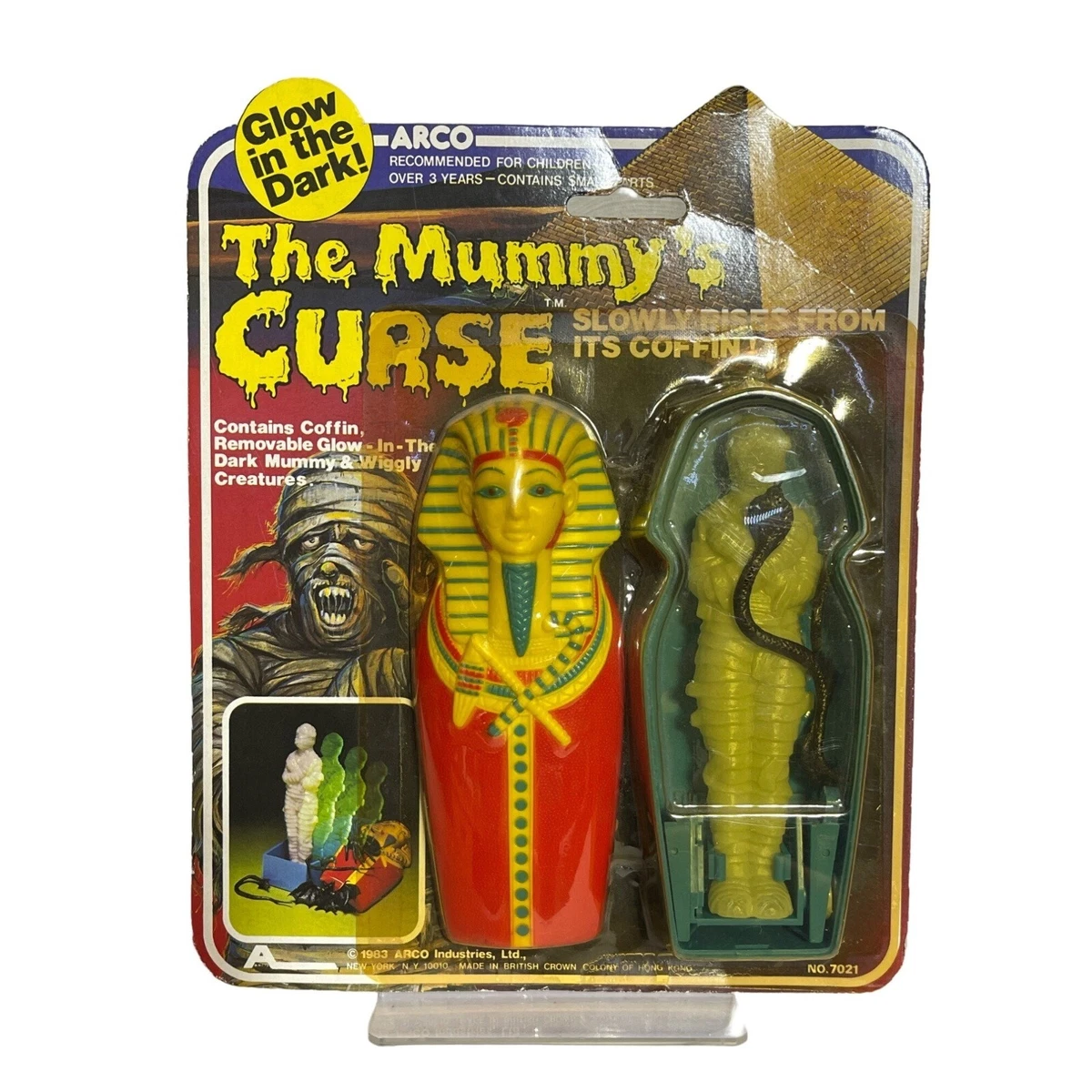 New Vintage The Mummy s Curse Arco 1983 Glows Rises From Coffin