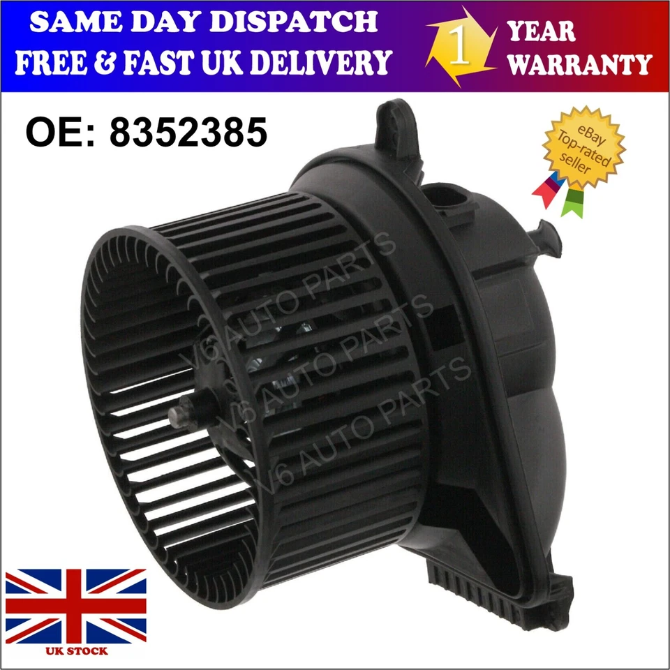 Motor ventilador de soplador de calefacción para Mercedes Benz Sprinter 1995 - 2006 gasolina/diesel Foto 2 de 4