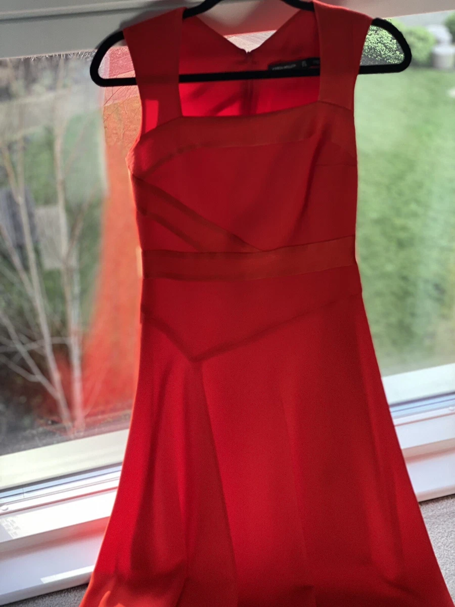 Karen millen cheap red dress