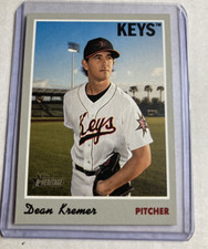 2019 Topps Heritage Minor League #83- DEAN KREMER Rookie RC Card.. rookie card picture