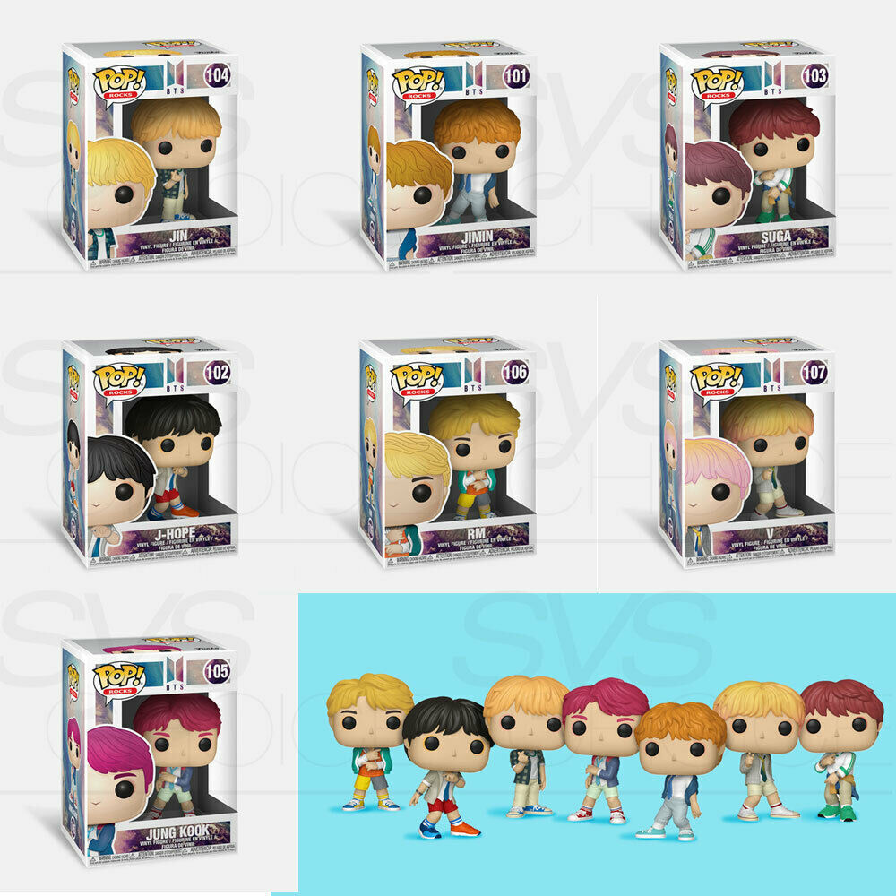 bts popup フーディー グッズ BTS Official Goods FUNKO POP Rocks 7Characters 1 of 7 +