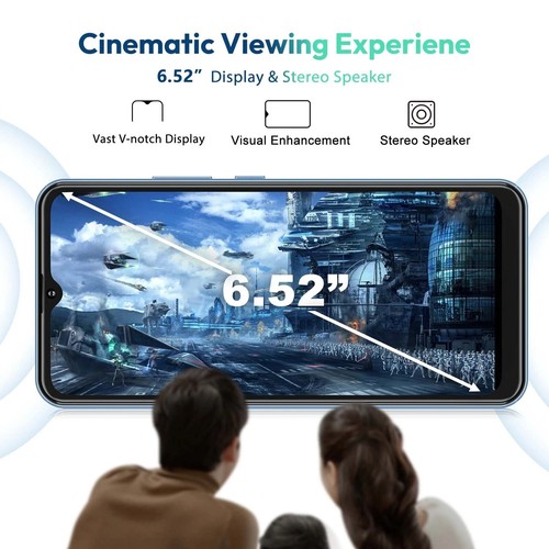 PROMO XGODY X18 6.5" Unlocked Smartphone 16GB 4G Android 10 Dual SIM GPS BLUE - 第 12/13 張圖片