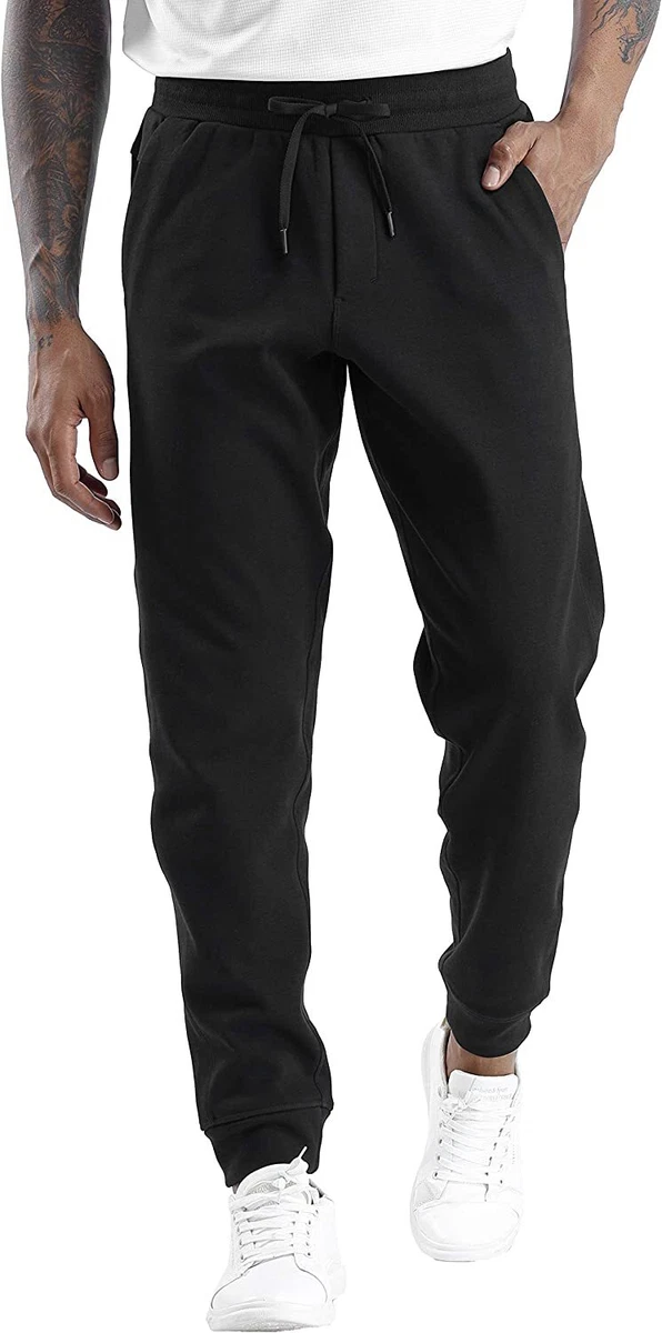 THE GYM PEOPLE Men's Fleece Joggers Pants with Deep Pockets Athletic  Loose-fit S