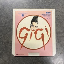 CED GIGI Black Label Selectavision untested Movie videodisc Leslie Caron