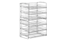 Kitchen Organizer Double Can Rack Food Storage Pantry Stackable Beer Soda Soup