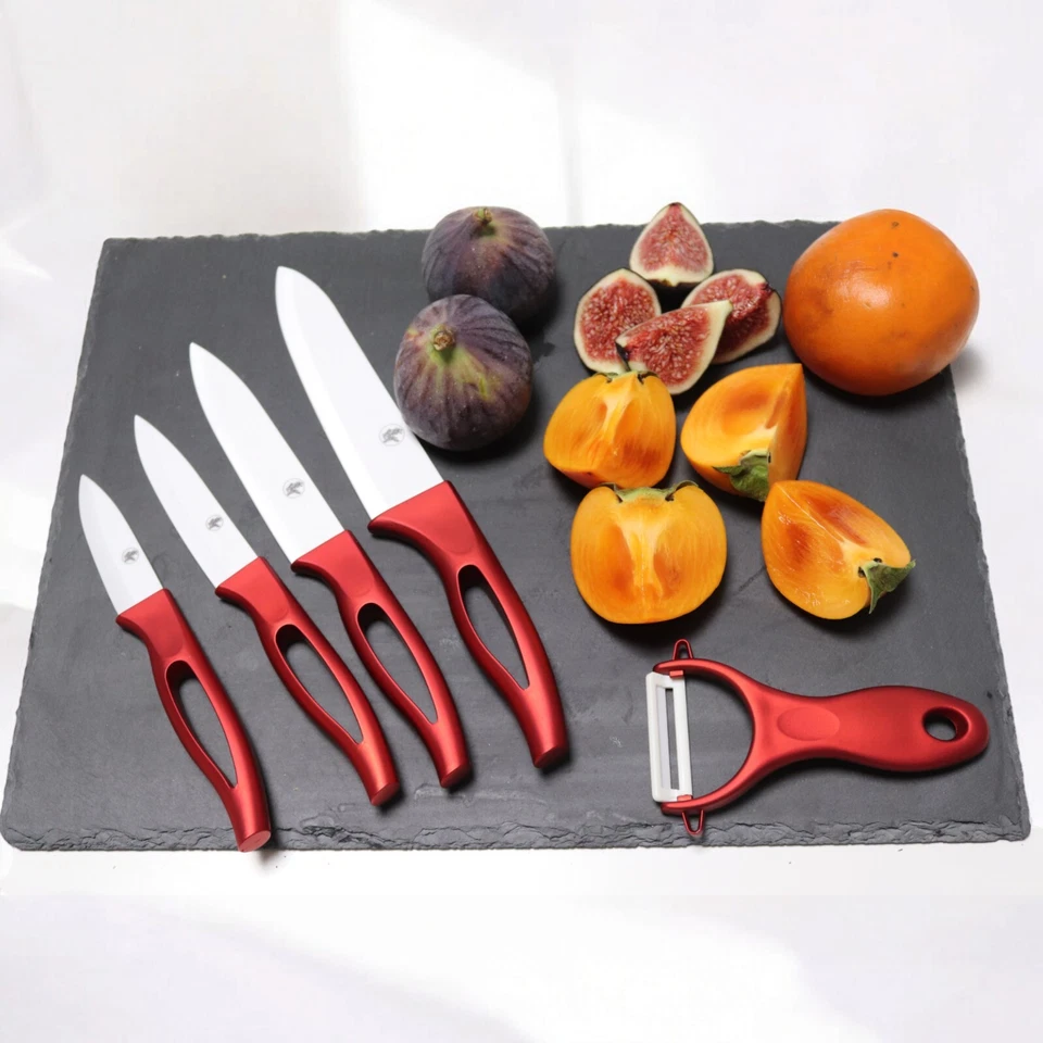 S-HubOla Keramik Messer Set 5Tlg. Kochmesser Allzweck Profi Scharf Küchenmesser  - Bild 2 von 4