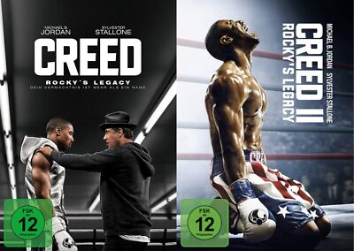 Creed 1+2 - Rocky's Legacy - (Sylvester Stallone) # 2-DVD-SET-NEU