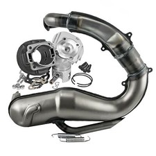 Kit Cilindro 102cc Dm 55 Testa Racing Polini + Marmitta Proma - Vespa 50 PK S XL