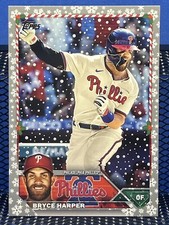 2022 Topps Holiday BRYCE HARPER Philadelphia Phillies Metallic Silver
