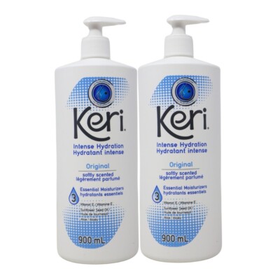 2x Keri Original Intense Hydration Softly Scented Essential Moisturizer, 30.4 Oz