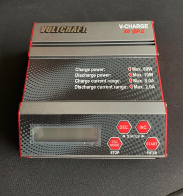 VOLTCRAFT V-Charge 80 Scale model multifunction charger 12 V, 230 V 8A Lead-acid