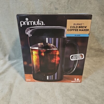 PBPGY-5101 PRIMULA BURKE CARAFE Cold Brew Coffee 1.6qt 1.5L Maker Drip Espresso 
