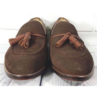 NEW Felix Flair New York The Brown Loafer Suede Tassel Mens  display picture 3