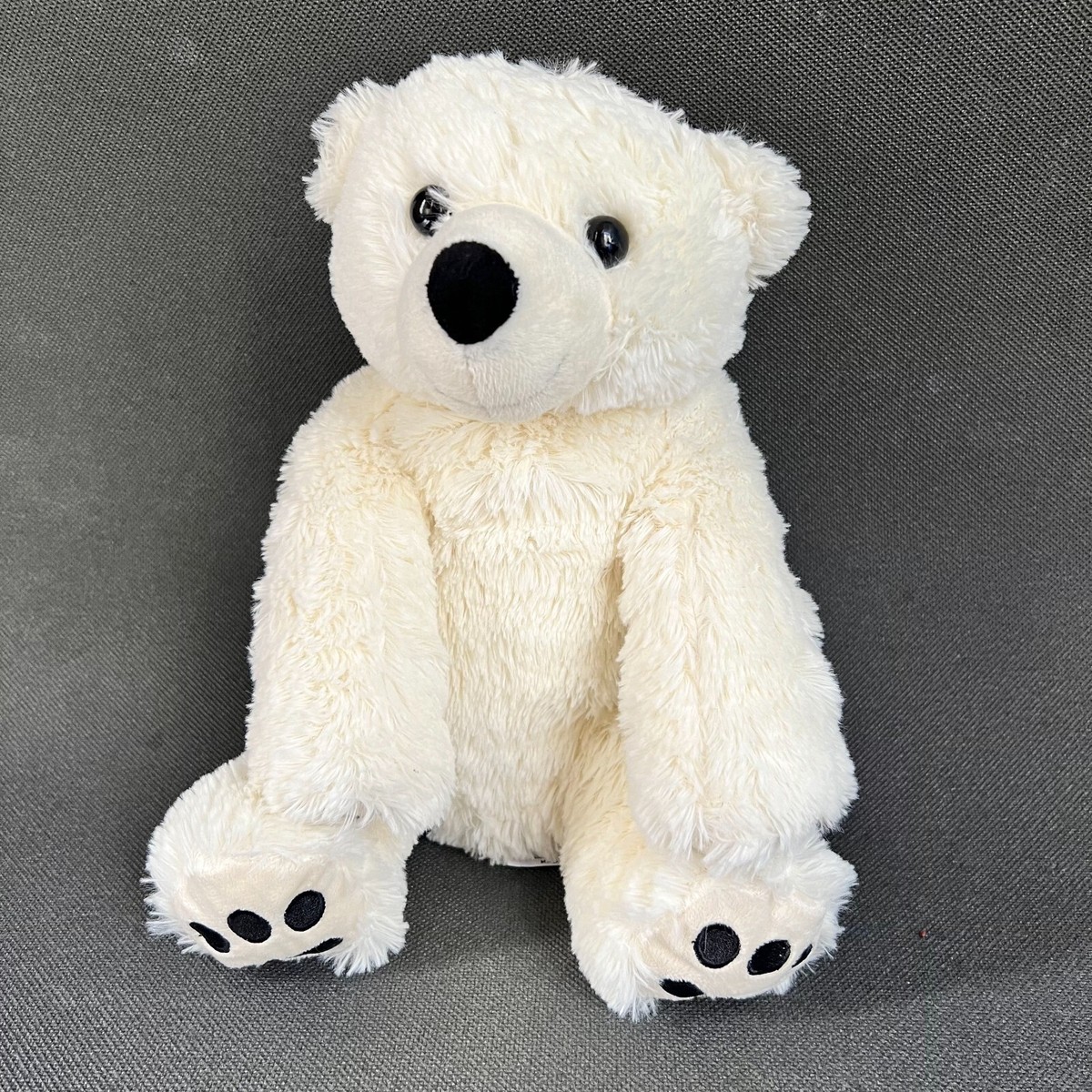 2001 The Bear Factory Polar Teddy Bear Plush White Stuffed