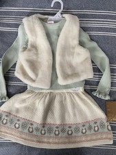 nwt tommy bahama outfit 4T skirt shirt vest Holiday Penguin