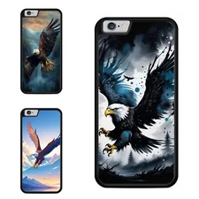 TPU Cover Soaring Fly Bald Eagle For iPhone 11 12 13 14 15 Mini Pro Max