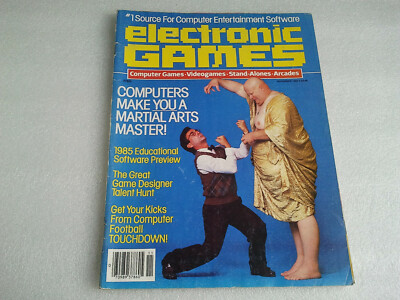 Electronic Games Magazine USA November 1984 - Apple Atari 7800 Coleco Adam C64