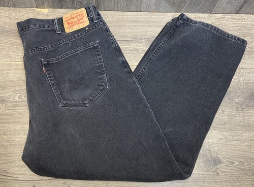 Levis 505 Denim Jeans Black Straight 