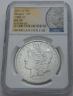 1888 CC Morgan Silver Dollar NGC MS70 First Day Morgan Label 2023 Fiji Mint .999