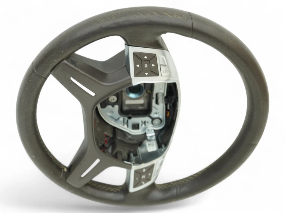 2013 - 2016 Mercedes Benz Gl Class X166 Steering Wheel Leather Paddle Shifter - Image 4 of 4