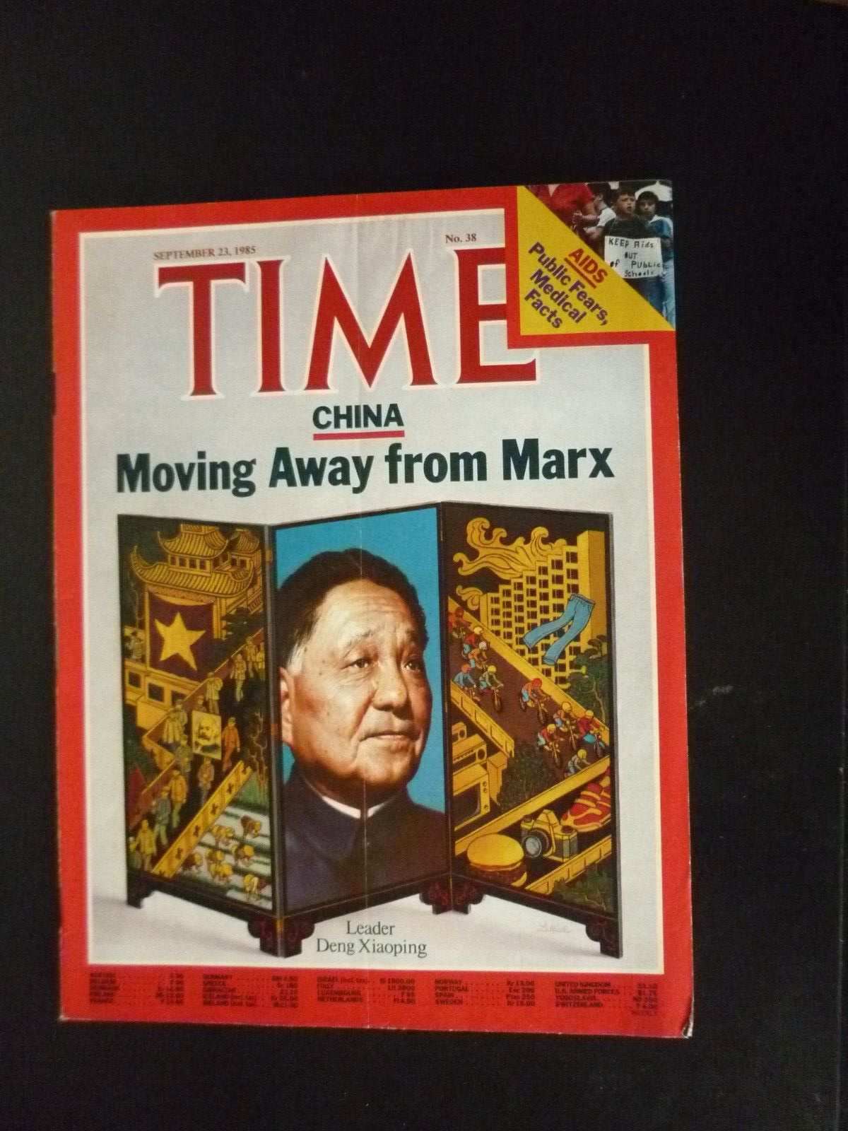 Time Europe Magazine 1985 September 23 China Deng Xiaoping Moving Away From Marx