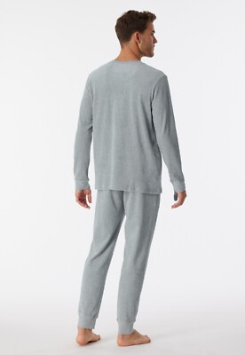 Pigiama Lungo Uomo Schiesser - 100% Cotone, Comodo E Morbido - Foto 10