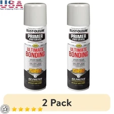 2 Pack Automotive Turbo Primer Spray Rust Preventative Ultimate Bonding 15oz New