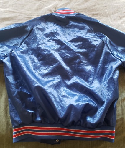Vintage 80's Chicago Cubs Satin Jacket. Chalkline . VG+ - Picture 6 of 10
