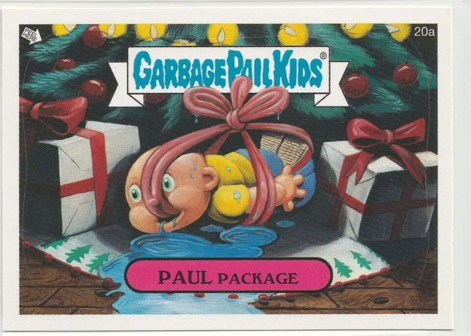 Vintage 2006 GPK ANS5 Paul Package #20a Garbage Pail Kids Card
