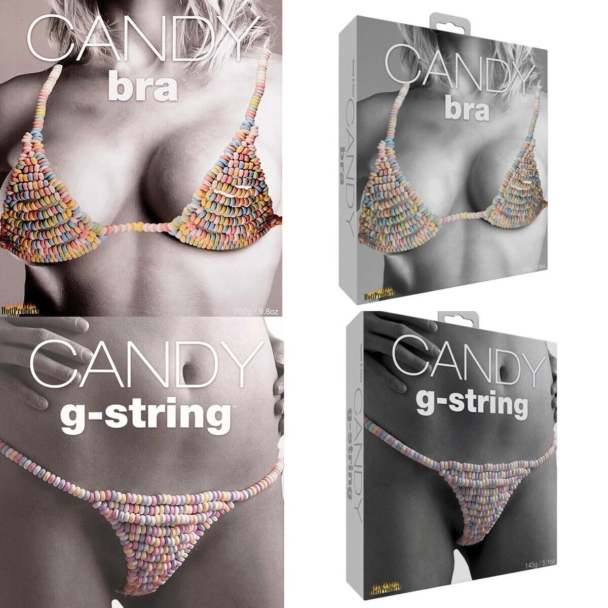 Set Candy Bra & Candy G-String