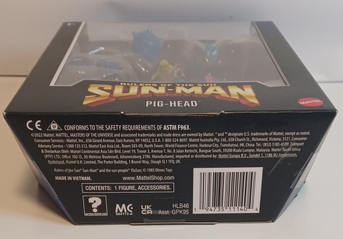 MASTERVERSE PIG HEAD SUN-MAN MASTERS OF THE UNIVERSE MOTU - Foto 6 di 6
