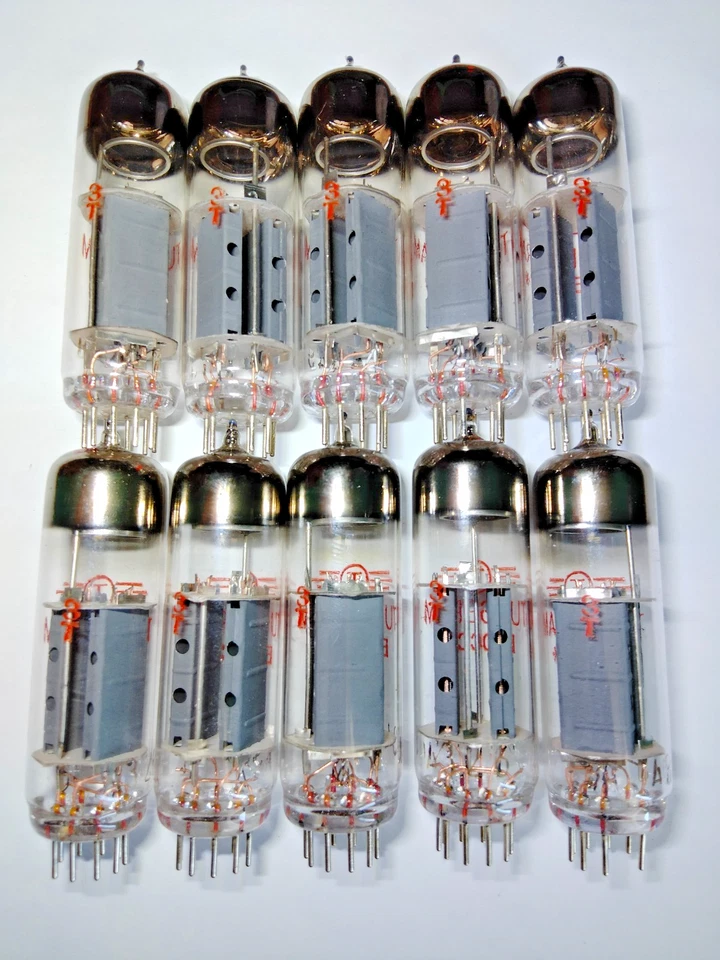 10 ШТ. Маленькие Использованные Лампы Tungsram E80CC, Красный Номер, O-GETTER ТОТ ЖЕ КОД - Изображение 4 из 4