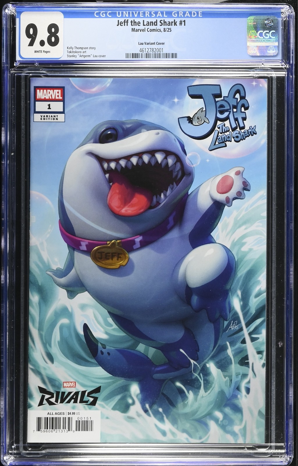 Jeff The Land Shark #1 (100 Copy Incv Artgerm Rivals Vir Variant