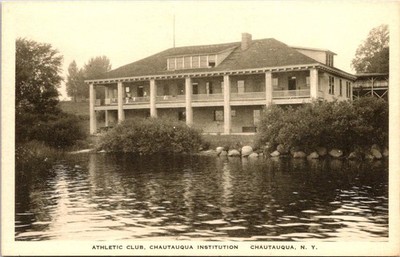 Chautauqua Institution Athletic Club New York Postcard G82