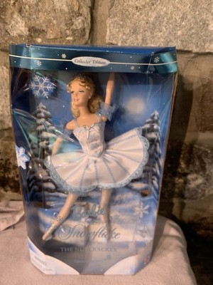 Vintage Mattel Barbie Doll Nutcracker Snowflake Ballerina 1999 Classic Ballet