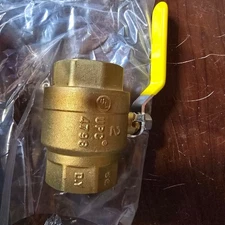 2" Inch Full Port Female npt thread Brass Ball Valve