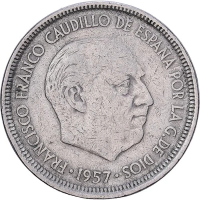 Espagne, Caudillo and regent, 5 Pesetas, 1959, Cupro-nickel, TB, KM:786 - Photo 1/2