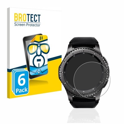 6x Display Schutz Folie für Samsung Gear S3 Frontier / S3 Classic Zubehör