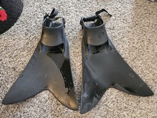 Vtg FORCE FIN sz XL SCUBA SWIM SNORKEL black SPECIAL FORCES fave FULL PAIR