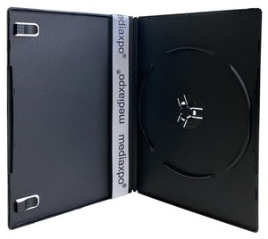 25 PREMIUM SLIM Black Single DVD Cases 7MM (100% New Material)