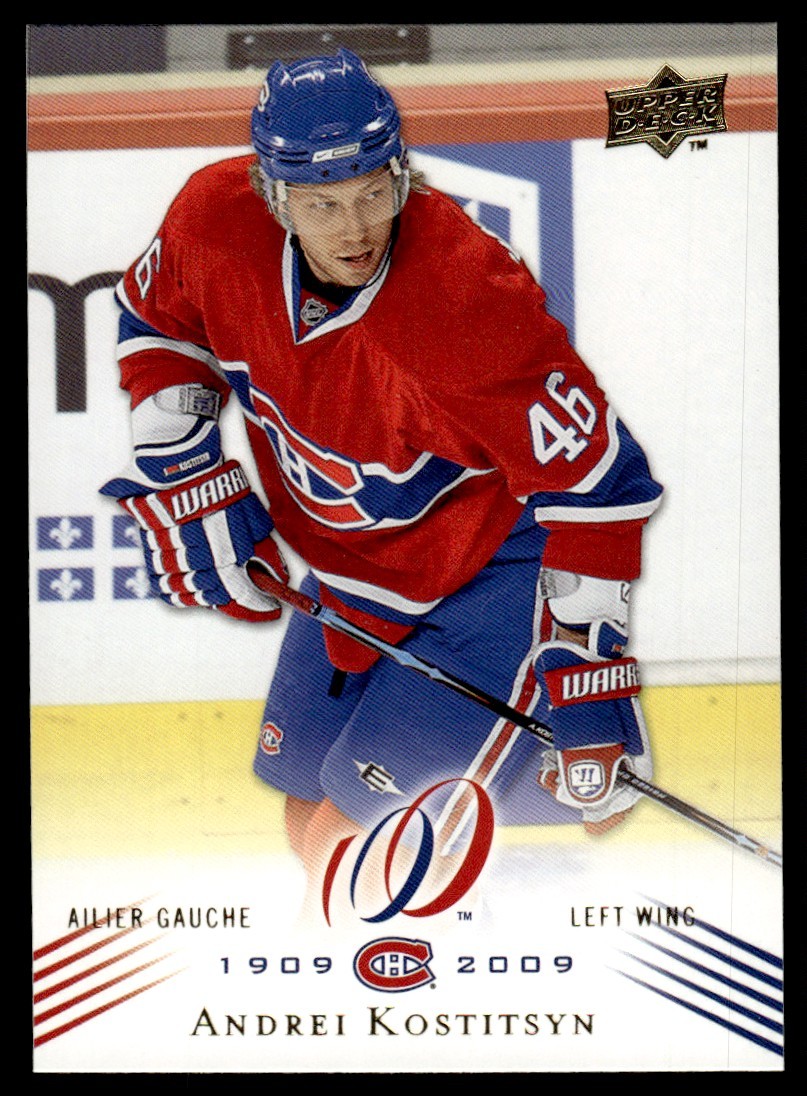 2008-09 Upper Deck Montreal Canadiens Centennial Andrei Kostitsyn #172