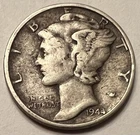 1944-P 🇺🇸 MERCURY DIME *90% SILVER, KM #140 - Combined Shipping - Lot D3