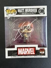 Charlie Cox Signed Daredevil Matt Murdock Funko Pop 1385 Beckett BAS
